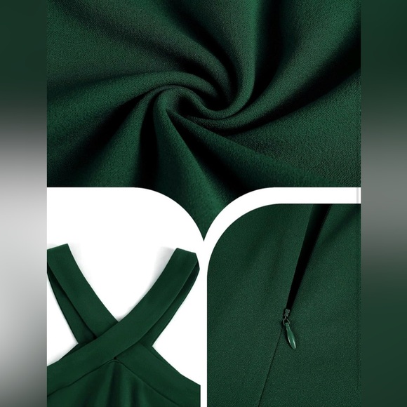 Bbonlinedress Halter Prom  Dress Ruffled Maxi Hi-Lo Evening Party 2025 Dress - Picture 5 of 5